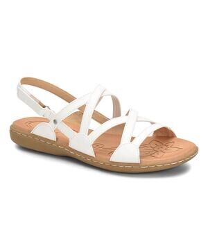 B.O.C. White Altheda Sandals